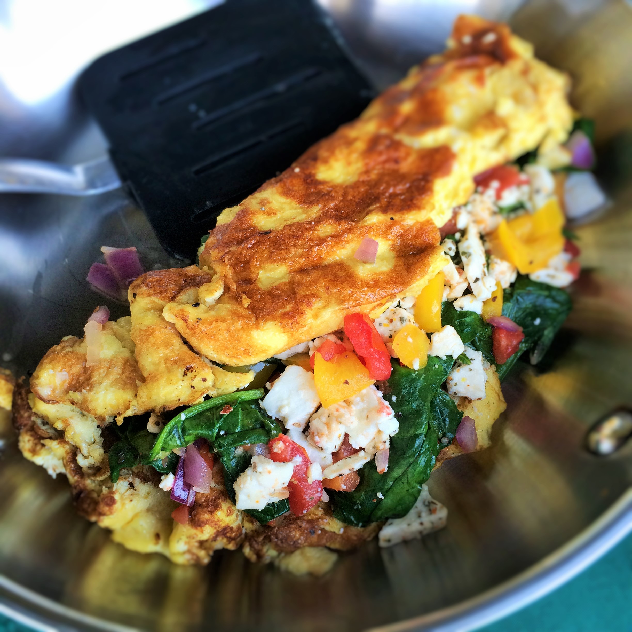Spinach and Feta Cheese Omelet | Inside Karen&amp;#39;s Kitchen