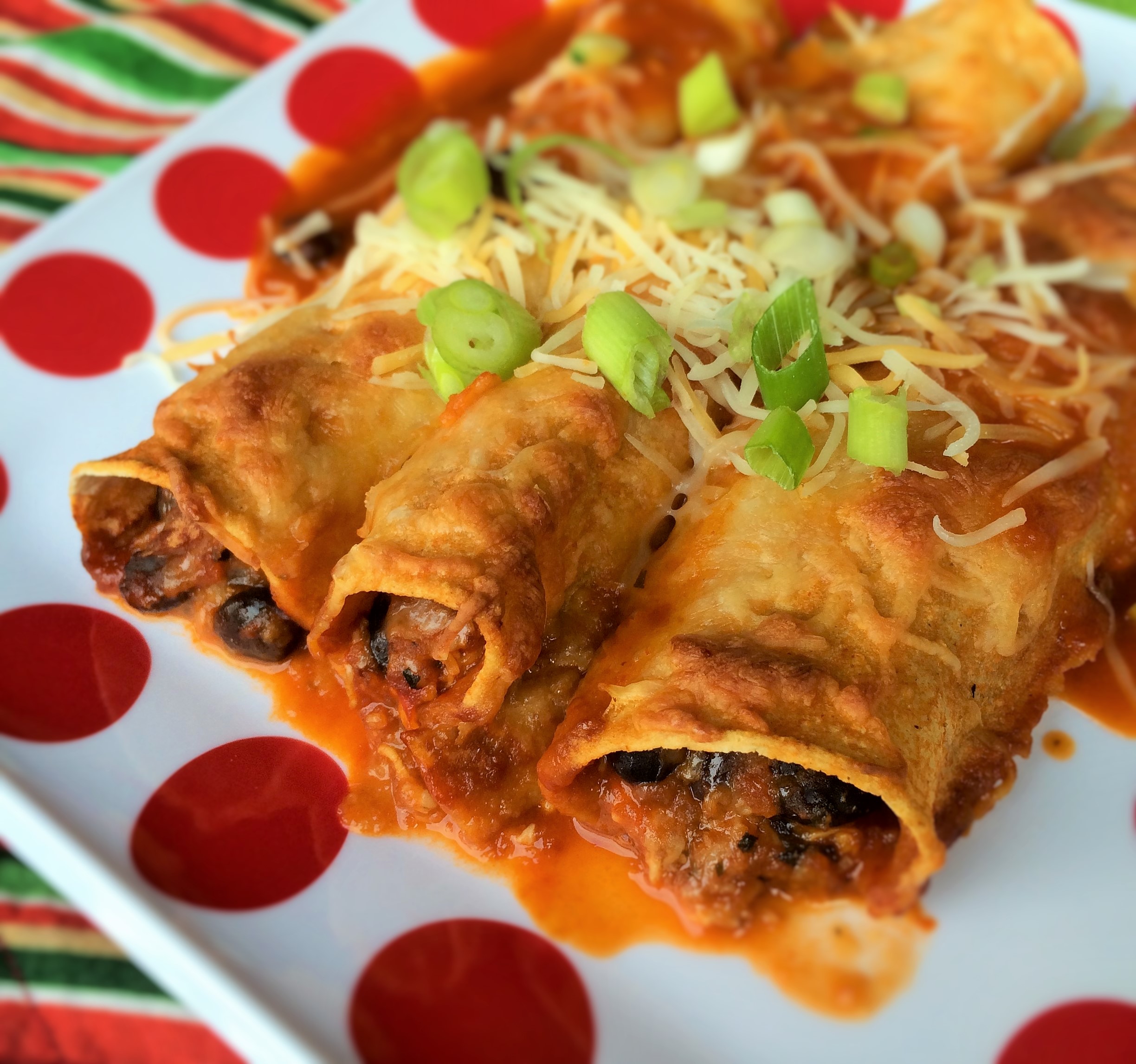 Black Bean Enchiladas with Ranchero Sauce | Inside Karen&amp;#39;s Kitchen
